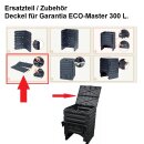 Schnell-Komposter 450 Liter: Graf Garantia ECO-MASTER, schwarz 70 x 70 x Höhe 102 cm (ohne Bodengitter), 100% recycelter Kunststoff, made in Germany