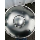B-Ware Speidel Edelstahl Universal-Fass 60 Liter Lager- und Gärfass mit Spannring-Deckel, Gärspund-Loch und Griffen - Dellen oben / unten