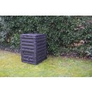 2er Spar-Set: ECO-Master Komposter 2x 300 L (600 Liter), schwarz  aus recyceltem PP, made in Germany