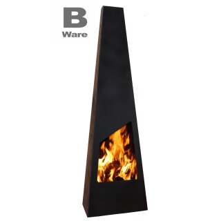 Garten Feuerstelle Nevados Black - B-Ware - Oberfläche ausgebleicht + Beschädigungen