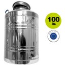 Fischer POLISHLINE Edelstahl-Transportkanne 100 Liter,...