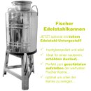 Edelstahlkanne 50 Liter Inhalt  OHNE Edelstahlauslaufhahn verschweißt