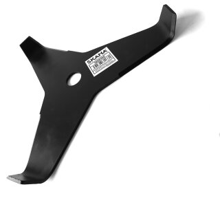 HERKINDNESS Freischneider Messer 2-teilig - 3mm Stärke Dreizahn-Messer Für Rasen Und Garten