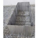 Hochbeet Metall: Edelstahlbeet "Square 160" H33 (160x60cm Höhe 33cm)  by YERD -- Made in Germany