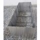 Hochbeet Metall: Edelstahlbeet "Square 160" H33 (160x60cm Höhe 33cm)  by YERD -- Made in Germany
