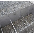 Hochbeet nach Maß - Hochbeet aus Metall: Edelstahl-Hochbeet "Square 163" H33  (163x62cm Höhe 33cm)  by YERD -- Made in Germany