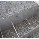 "Square 163" Hochbeet  in Cortenstahl (rostig), runde Ecken, 163x60cm Höhe 80cm, beliebig verlängerbar! (Versand kostenfrei *)