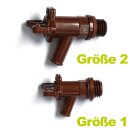 Ersatzhahn für YERD Regentonne 1/2 Zoll, Größe 1, Schwarz