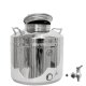 Fischer Polishline Edelstahlkanne 15 Liter V2A Kugelhahn 1/2"
