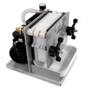 Fischer-Lahr Schichtenfilter v2025: Weinfilter-Maschine, grau lackierter Weinfilter  6 Filterschichten (max 10 Stück) 20x20, 150 l/h, inkl. Bronze Kreisel-Pumpe, tragbarer Filter für Wein, Most, Saft, Spirituosen usw, made in EU (versandkostenfrei)*