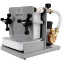 Fischer-Lahr Schichtenfilter v2025: Weinfilter-Maschine, grau lackierter Weinfilter  6 Filterschichten (max 10 Stück) 20x20, 150 l/h, inkl. Bronze Kreisel-Pumpe, tragbarer Filter für Wein, Most, Saft, Spirituosen usw, made in EU (versandkostenfrei)*