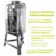 Fischer Polishline Edelstahlkanne 75 Liter mit Fußgestell Edelstahl Schraubhahn 1/2"