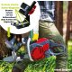 NEU -  TOP INNOVATION - die Alternative zur Ketten-Feile im Wald!  Mobiles outdoor Kettenschärfgerät Tecomec Micro-Jolly, 22 Wh /10,8V Akku für bis zu 45 Ketten,  Schärfgerät direkt auf Kettenschwert aufsetzbar OHNE AUSBAU der Sägekette (!)