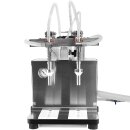 Vakuum Abfüller elektrisch mit 2 Abfüll-Stationen, Standard Füllstutzen 14mm Edelstahl, geeignet bis 80°C für Saft, Wein / Most, Branntwein, Essig, Speise-Öl u.v.m. 230V, made in EU, (Versand kostenfrei *)