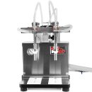 Vakuum Abfüller elektrisch mit 2 Abfüll-Stationen, Standard Füllstutzen 14mm Edelstahl, geeignet bis 80°C für Saft, Wein / Most, Branntwein, Essig, Speise-Öl u.v.m. 230V, made in EU, (Versand kostenfrei *)
