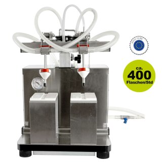 Vakuum Abfüller elektrisch mit 2 Mignon Abfüll-Stationen