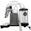 Vakuum-Abfüller elektrisch mit 4 Abfüll-Stationen, Arbeitsstation für eine Person, Standard Füllstutzen 14mm Edelstahl, geeignet für Saft zur sterilen Flaschen-Abfüllung bis 80°C, für Wein / Most, Branntwein, Essig, Speise-Öl u.v.m. (Versand kostenfrei *)