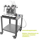 Vakuum Abfüller elektrisch mit 4 Abfüll-Stationen gemischt