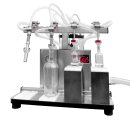 Vakuum Abfüller elektrisch mit 4 Abfüll-Stationen gemischt