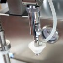 Vakuum Multi-Abfüller  inkl. Kronkorker, elektrisch, Arbeitsstation speziell für Bierabfüllung mit Flaschen-Gärung (!), inkl. Hefe Injektions-Pumpe, bis 80°C Heißabfüllung für Frucht-Saft geeignet, made in EU  (Versand kostenfrei *)