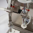 Vakuum Multi-Abfüller  inkl. Kronkorker, elektrisch, Arbeitsstation speziell für Bierabfüllung mit Flaschen-Gärung (!), inkl. Hefe Injektions-Pumpe, bis 80°C Heißabfüllung für Frucht-Saft geeignet, made in EU  (Versand kostenfrei *)