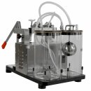 Vakuum Multi-Abfüller  inkl. Kronkorker, elektrisch, Arbeitsstation speziell für Bierabfüllung mit Flaschen-Gärung (!), inkl. Hefe Injektions-Pumpe, bis 80°C Heißabfüllung für Frucht-Saft geeignet, made in EU  (Versand kostenfrei *)