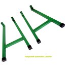 NEUES MODELL 2025 - mit verbesster Handkurbel: Fischer-Lahr® Obstmühle OM 7 CLASSIC,  Handbetrieb / Hand-Kurbel, Hakenwalzen, 7 Liter  Edelstahltrichter, Maische ca. 80-100 kg/Std., für Äpfel, Birne etc