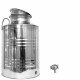 Edelstahlkanne gebördelt / Lagerkanne für Speiseöle 50 Liter mit Basic Schraubhahn 1/2"