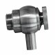 Edelstahlkanne gebördelt / Lagerkanne für Speiseöle 50 Liter mit Basic Schraubhahn 1/2"