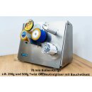 Elektrischer Hand Flaschen-Etikettierer Edykedy EK100, zum einfachen Etikettieren von Flaschen   Gläsern, Konserven-Dosen oder andere Zylinder, für ein Vorder-Etikett, made in Germany (Versand kostenfrei *)
