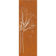 Konfiguration: Sichtschutz in Rost, verschiedene Motive zur Auswahl, Höhe 158cm Breite 60cm Baum SET