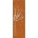 Konfiguration: Sichtschutz in Rost, verschiedene Motive zur Auswahl, Höhe 158cm Breite 60cm Baum SET