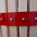 Obstpresse Holz - Kelter manuell  hydraulisch:  Weinpresse (Traubenpresse)  / Apfelpresse OPH70, 325 Liter Presskorb-Inhalt, mit Fahrwerk, hand-hydraulische Korbpresse (versandkostenfrei)*