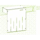 NEU: Top innovativer Bio Komposter, versenkbarer (!) Boden-Komposter für Hochbeete,  40 x 20 x Höhe 50 cm, 40 Liter Metall-Kompostierer aus korrosions-beständigem verzinktem Stahlblech, made in EU