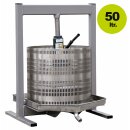 Obstpresse manuell hydraulisch: Edelstahl,  50 Liter...