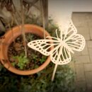 Gartendeko: Gartenstecker   "Schmetterling" mit...