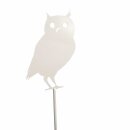 Gartendeko: Gartenstecker / Zaunfigur "Eule...