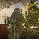 Gartendeko: Gartenstecker / Zaunfigur "Eule...