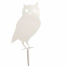 Gartendeko: Gartenstecker / Zaunfigur "Eule...