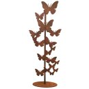 Gartendeko rostig: Aufsteller "Schmetterling"...