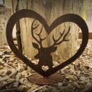 Gartendeko rostig: Jäger-Trophae...