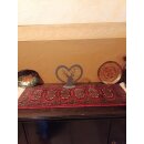 Gartendeko: Jäger-Trophae "Hirsch-Kopf", Jagd-Liebe / Jagd-Motiv mit Standfuß in Grau Anthrazit, Metall, Rost,  ca. 25cm groß, stabiler 2mm dicker Stahl, original Rottenecker Objekt