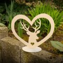 Gartendeko: Jäger-Trophae "Hirsch-Kopf",...