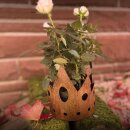 Gartendeko rostig:  "verzauberte" Krone...