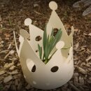 Gartendeko lackiert:  "Krone" groß,...