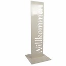 Gartendeko: Stylishes Schild "Willkommen",...
