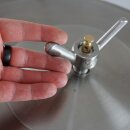 Fischer Edelstahl Hydropresse 90 Liter INOX, Kelter / Apfelpresse / Obstpresse mit Wasserdruck-Antrieb,  mit zusätzlichem Druckminderer (!) (versandkostenfrei)*