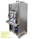 Profiabfüller AFGEE4: Profi Flaschen-Abfüllgerät 4 Stationen, Edelstahl, 14mm Standard-Füllventile