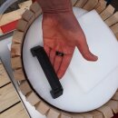 Manuell hydraulische Tisch-Korbpresse, 25 Liter,   Obstpresse mit bis zu10 Tonnen Pressdruck,  60-80 l Stundenleistung, Holz-Presskorb, Edelstahl-Ablaufwanne, sehr stabile Qualität, made in EU (versandkostenfrei)*