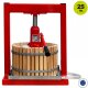 Manuell hydraulische Tisch-Korbpresse, 25 Liter,   Obstpresse mit bis zu10 Tonnen Pressdruck,  60-80 l Stundenleistung, Holz-Presskorb, Edelstahl-Ablaufwanne, sehr stabile Qualität, made in EU (versandkostenfrei)*
